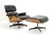 Lounge Chair & Ottoman by Charles Eames for Herman Miller, Set of 2 1