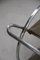 Vintage Art Deco Chrome and Glass Round Bar Cart, 1930s 5