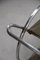 Vintage Art Deco Chrome and Glass Round Bar Cart, 1930s, Image 5