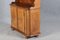 Small Antique Baroque Buffet Showcase in Walnut with Insertion Work Inlaid, 18th Century 18