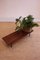 Vintage Floral Bench or Teak Coffee Table and Steel Tube, 1960s 4