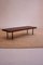 Vintage Floral Bench or Teak Coffee Table and Steel Tube, 1960s, Image 7