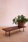 Vintage Floral Bench or Teak Coffee Table and Steel Tube, 1960s 2