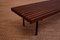Vintage Floral Bench or Teak Coffee Table and Steel Tube, 1960s 5