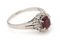 Ruby & Diamond Platinum Ring 3