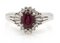 Ruby & Diamond Platinum Ring 1