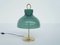 Grünes Glas Mod. Arenzano LTA3 Tischlampen von Ignazio Gardella für Azucena, Italien, 1956, 2er Set 2