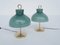 Green Glass Mod. Arenzano LTA3 Table Lamps by Ignazio Gardella for Azucena, Italy, 1956, Set of 2, Image 1