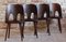 Mid-Century Beech Veneer Dining Chairs by Oswald Haerdtl, Set of 4 2