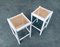 White Stained Wood & Cane High Stools, 1970s, Set of 2, Image 8
