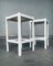 White Stained Wood & Cane High Stools, 1970s, Set of 2, Image 4