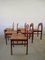 Dining Chairs in Curved Wood & Straw in the Style of Stilwood, Vienna, 1970s, Set of 6, Image 3
