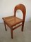 Dining Chairs in Curved Wood & Straw in the Style of Stilwood, Vienna, 1970s, Set of 6 1
