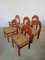 Dining Chairs in Curved Wood & Straw in the Style of Stilwood, Vienna, 1970s, Set of 6, Image 8