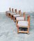 Brutalist Square Model Pine Dining Chairs, 1970s, Set of 6, Image 24