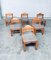 Brutalist Square Model Pine Dining Chairs, 1970s, Set of 6, Image 21