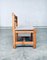 Brutalist Square Model Pine Dining Chairs, 1970s, Set of 6 8