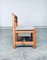 Brutalist Square Model Pine Dining Chairs, 1970s, Set of 6, Image 8
