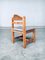 Brutalist Square Model Pine Dining Chairs, 1970s, Set of 6 6