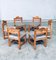 Brutalist Square Model Pine Dining Chairs, 1970s, Set of 6, Image 19