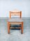 Brutalist Square Model Pine Dining Chairs, 1970s, Set of 6, Image 10