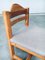 Brutalist Square Model Pine Dining Chairs, 1970s, Set of 6 9