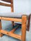 Brutalist Square Model Pine Dining Chairs, 1970s, Set of 6 4