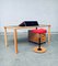 Skandinavischer Schreibtisch und Hocker im Ergonomischen Design von Stokke, 1980er, 3er Set 21