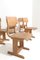 Wooden School Chairs, 1950s, Set of 6, Image 2