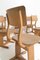 Sedie da scuola in legno, anni '50, set di 6, Immagine 3