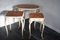 20th Century French Walnut Nesting Tables, Set of 3 3