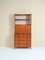Scandinavian Bookcase Mobile Bar with Chest of Drawers, Image 1