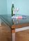 Table Basse Mid-Century en Acier et Laiton, 1960s 8