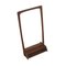 Vintage Danish Mirror with Compartment in Teak, 1960s 3