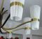 Mid-Century Brass Eight-Armed Chandelier, 1950s, Image 5