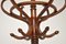 Appendiabiti antico vittoriano in legno curvato, Immagine 4