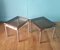 Mid-Century Steel & Brass Side Tables, 1960s, Set of 2 6