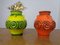 Vases Pop Art en Céramique de Jasba, Set de 2, 1970s 4