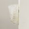 Ribbed and Grit Pure Transparent Wall-Mounted Glass Lamps, 1960s, Set of 2 8