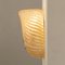 Ribbed Grit Color Amber Gold Murano Glass Wall Lamps, 1960s, Set of 2, Image 6