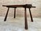 20th Century French Rustic Wooden Side Table, 1960s 7