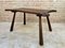 20th Century French Rustic Wooden Side Table, 1960s 4
