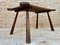 Table d'Appoint Rustique en Bois, France, 1960s 6