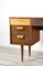 Walnut and Beech Concave Desk by Gunther Hoffstead for Uniflex, 1960s 6