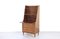 Italian Scandinavian Style Teak Secretaire & Shelving Unit, 1960s 5