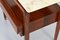 Italian Rosewood & Carrara Marble Nightstands, 1960s, Set of 2 9