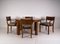 Art Deco Dining Chairs & Large Dining Table Model 569 in the Style of Hans Hartl, Set of 7 7