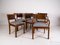 Art Deco Esszimmerstühle & Großer Esstisch Modell 569 im Stil von Hans Hartl, 7er Set 46