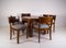 Art Deco Dining Chairs & Large Dining Table Model 569 in the Style of Hans Hartl, Set of 7 2