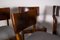 Art Deco Esszimmerstühle & Großer Esstisch Modell 569 im Stil von Hans Hartl, 7er Set 53